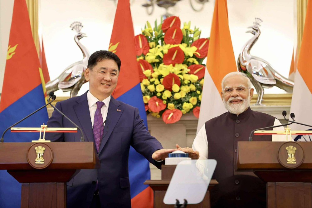 Монгол Улс, Бүгд Найрамдах Энэтхэг Улсын харилцаа, хамтын ажиллагааг өргөжүүлэн хөгжүүлэх баримт бичгүүдэд гарын үсэг зурлаа